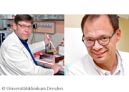 Prof. Christian Pilarsky (links) und Prof. Robert Grützmann